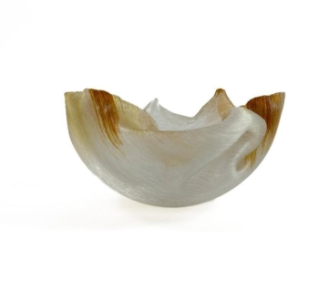 Toots Zynsky (b. 1951) Fused Glass Sculpture, Coupe, 1986