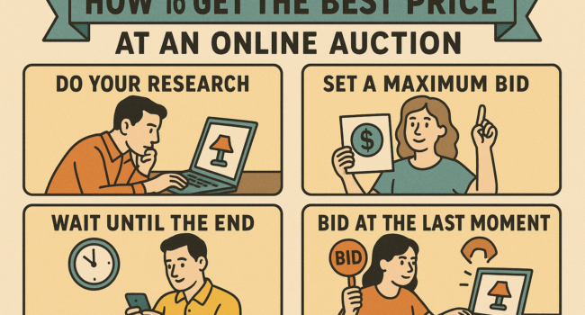 online auction best prices illustration