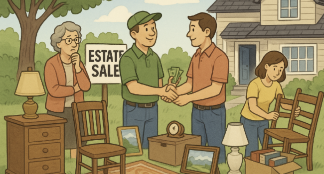estate buyout sale illustration