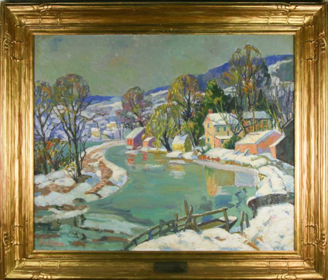 Lot 44: Fern Coppedge (1883-1951) Oil on Canvas
