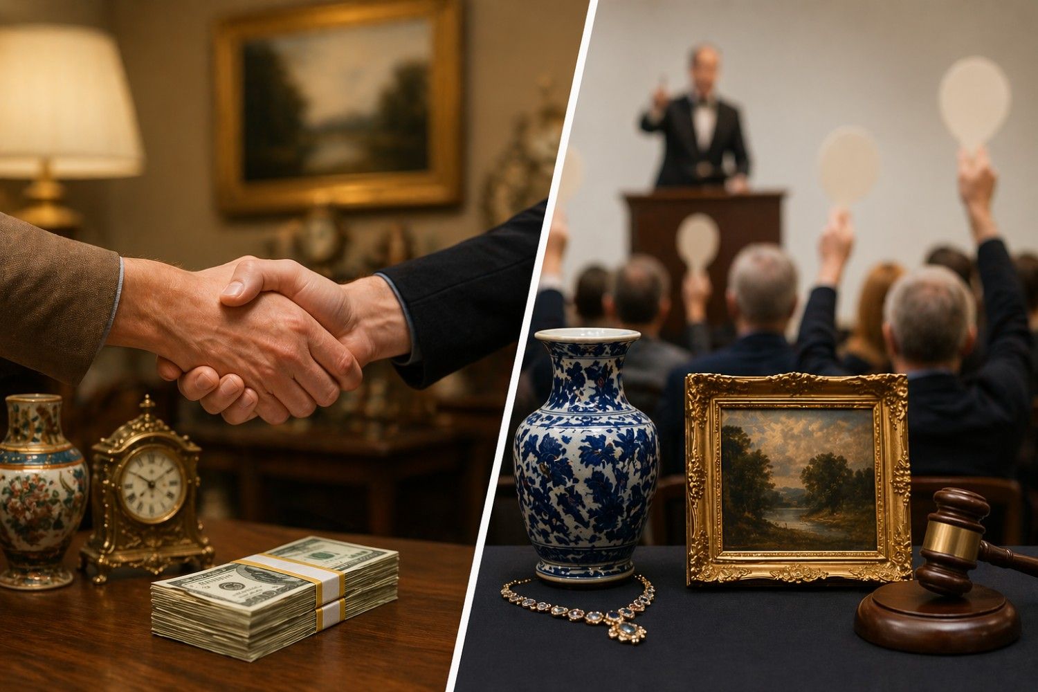 Dealer vs Auction - Pros & Cons