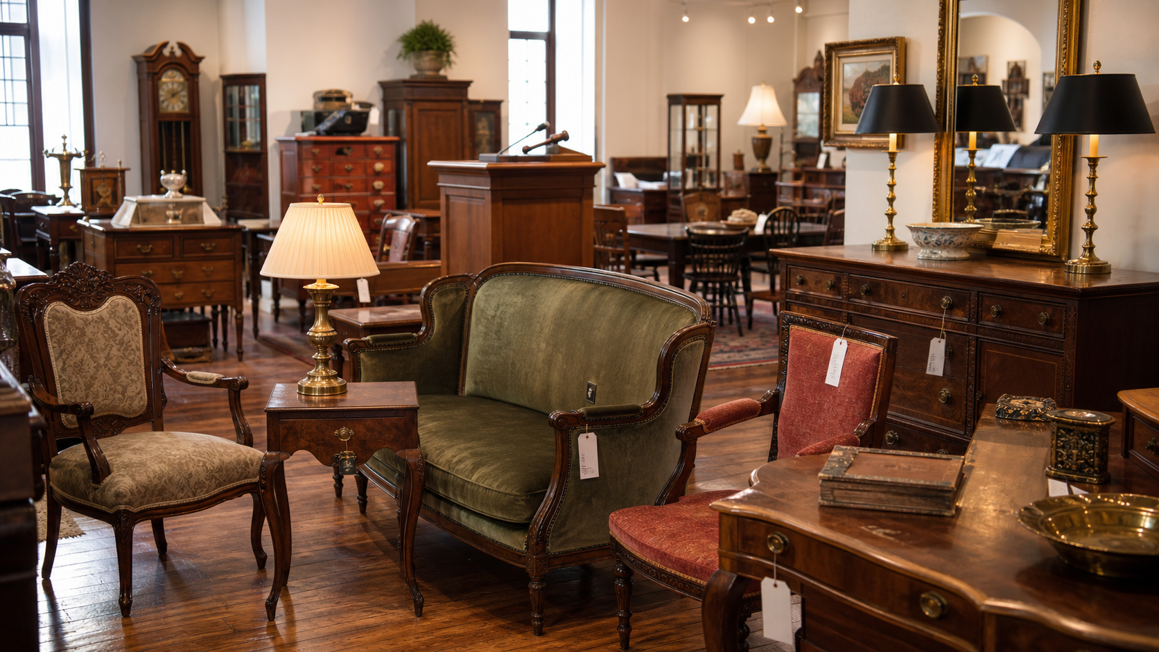 antique furniture at auction